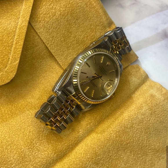 Two-Tone 36MM Rolex with Box and Papers - Picture 4 of 8